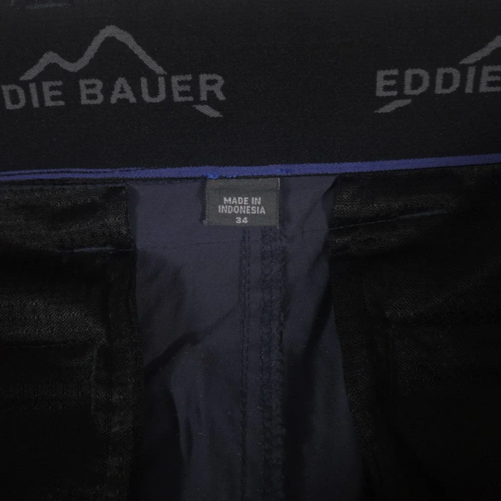 Eddie Bauer Shorts Mens 34 Guide Pro Cargo Nylon Spandex Stretch First Ascent
